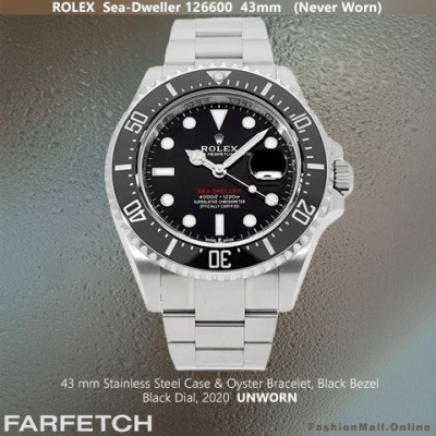Rolex Sea-Dweller 126600 Steel Black Dial - UNWORN