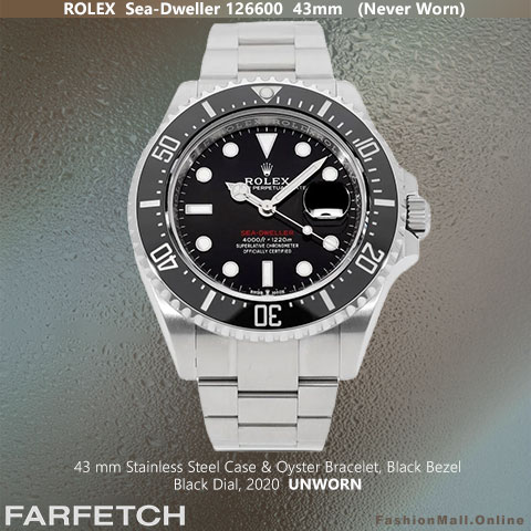 Rolex Sea-Dweller 126600 Steel Black Dial – UNWORN