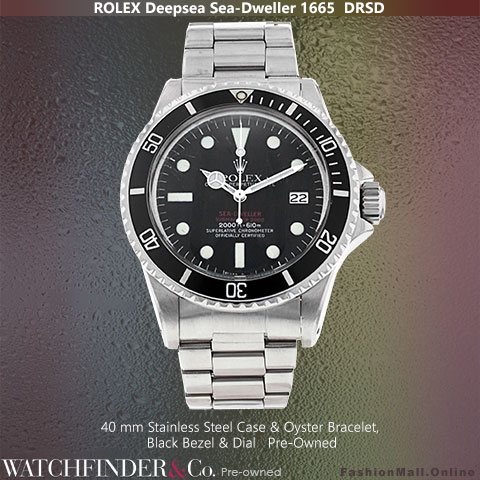 Rolex Sea-Dweller First Edition “Double Red Sea-Dweller” (DRSD) Pre Owned