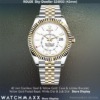 Rolex Sky-Dweller Steel & Yellow Gold White Dials Jubilee - STORE DISPLAY