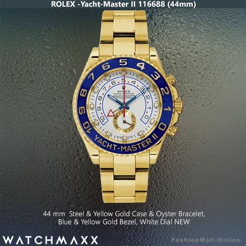 Yellow Gold Rolex Yacht Master II, NEW