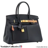 HERMES Birkin 30 Colormatic Blue Swift, Pre-Owned