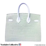 HERMES Birkin Faubourg 20 Sellier Neige, Never Used