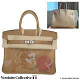 HERMES Birkin 25 In & Out Biscuit Swift, Never Used