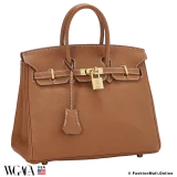 Hermes Birkin 25 Gold Togo, Pre-Owned