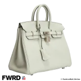 Hermes Birkin 25 Gris Neve Togo, Pre-owned Like New