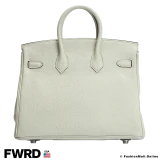 Hermes Birkin 25 Gris Neve Togo, Pre-owned Like New