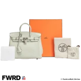 Hermes Birkin 25 Gris Neve Togo, Pre-owned Like New