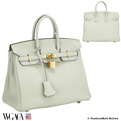 Hermes Birkin 25 Gris Neve Togo, Like New