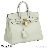 Hermes Birkin 25 Gris Neve Togo, Like New