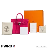 HERMES Birkin  25 Rose Mexico Togo, Pre-owned Like New