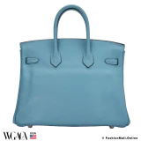 Hermes Birkin 25 Turquoise Swift, Pre-owned