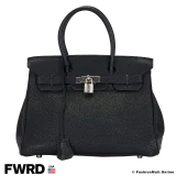 HERMES Birkin 30 Black Togo Leather, in Good Condition.