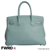 HERMES Birkin 30 Ciel Togo, in Excellent Condition.