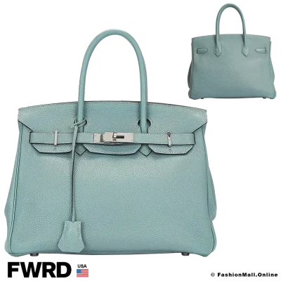 HERMES Birkin 30 Ciel Togo, in Excellent Condition.