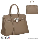 Hermes Birkin 30 Etoupe Togo, Pre-owned