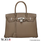 Hermes Birkin 30 Etoupe Togo, Pre-owned