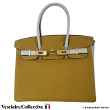 Hermes Birkin 30 HSS (horseshoe) Cardamome & Craie Birkin 30, New Open Box