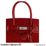 Hermes Birkin 30 Braise (Red) Niloticus Crocodile, Pre-owned, in Very Good Condition