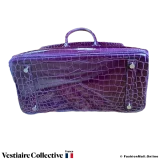 Hermes Birkin 30 Purple (Cassis) Niloticus Lisse Crocodile, New Open Box