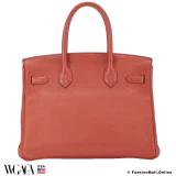 Hermes Birkin 30 Rose Jaipur Clemence, Pre-owned