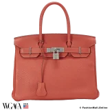 Hermes Birkin 30 Rose Jaipur Clemence, Pre-owned