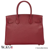 Hermes Birkin 30 Rouge Grenat Epsom, Pre-owned