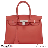 Hermes Birkin 30 Rouge Tomate (Red) Epsom, Pre-owned