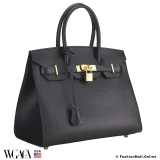 Hermes Birkin 30 Black Box Calf, Pre-owned