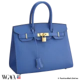 Hermes Birkin 30 Bleu France Epsom, Pre-owned