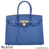 Hermes Birkin 30 Bleu France Epsom, Pre-owned