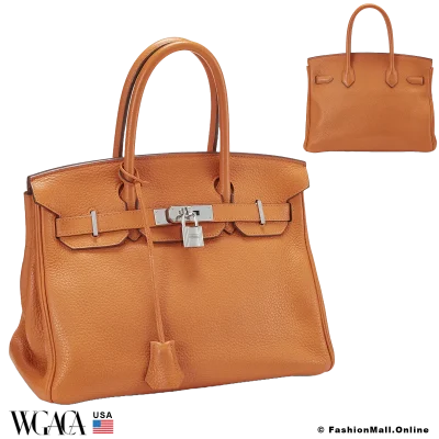 Hermes Birkin Orange (Toffee) Clemence, Pre-owned