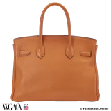 Hermes Birkin Orange (Toffee) Clemence, Pre-owned