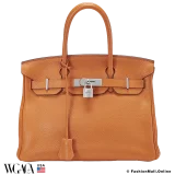 Hermes Birkin Orange (Toffee) Clemence, Pre-owned