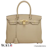 Hermes Birkin 30 Trench Clemence, Pre-owned