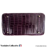 Hermes Birkin 35 Amethyst Porosus Crocodile, Pre-owned