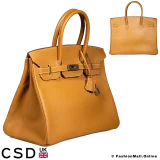 Hermes Birkin 35 Caramel Chevre de Coromandel, Like New