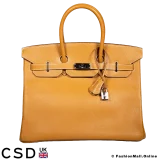 Hermes Birkin 35 Caramel Chevre de Coromandel, Like New