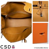 Hermes Birkin 35 Caramel Chevre de Coromandel, Like New