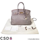 Hermes Birkin 35 Etain Togo, Pre-owned