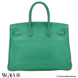 Hermes Birkin 35 Menthe (Green) Clemence, Pre-owned