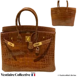 Hermes Birkin 35 Miel Crocodile, Pre-Owned, in Very Good condition, seller from Germany