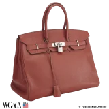 Hermes Birkin 35  Rouge Ventienne (Maroon) Clemence, Pre-owned