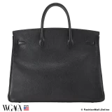 Vintage Hermes Birkin 40 Black Ardennes, Pre-owned