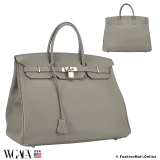 Hermes Birkin 40 Gris Meyer Togo, Pre-owned