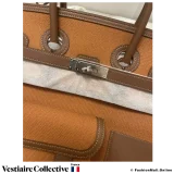 Hermes Birkin 35 Cargo Gold Swift and Marron d Inde Toile H, New Open Box