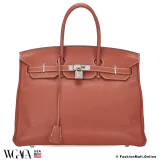 Eclat Birkin 30 Sanguine and White Clemence, Pre-owned