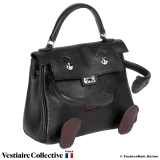 HERMES Kelly Doll (Quelle Idole) Black, Pre-Owned