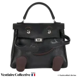 HERMES Kelly Doll (Quelle Idole) Black, Pre-Owned