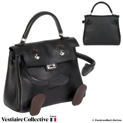 HERMES Kelly Doll (Quelle Idole) Black, Pre-Owned